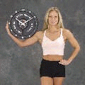 bodysolid weight plate wall clock. weight plate wall clock